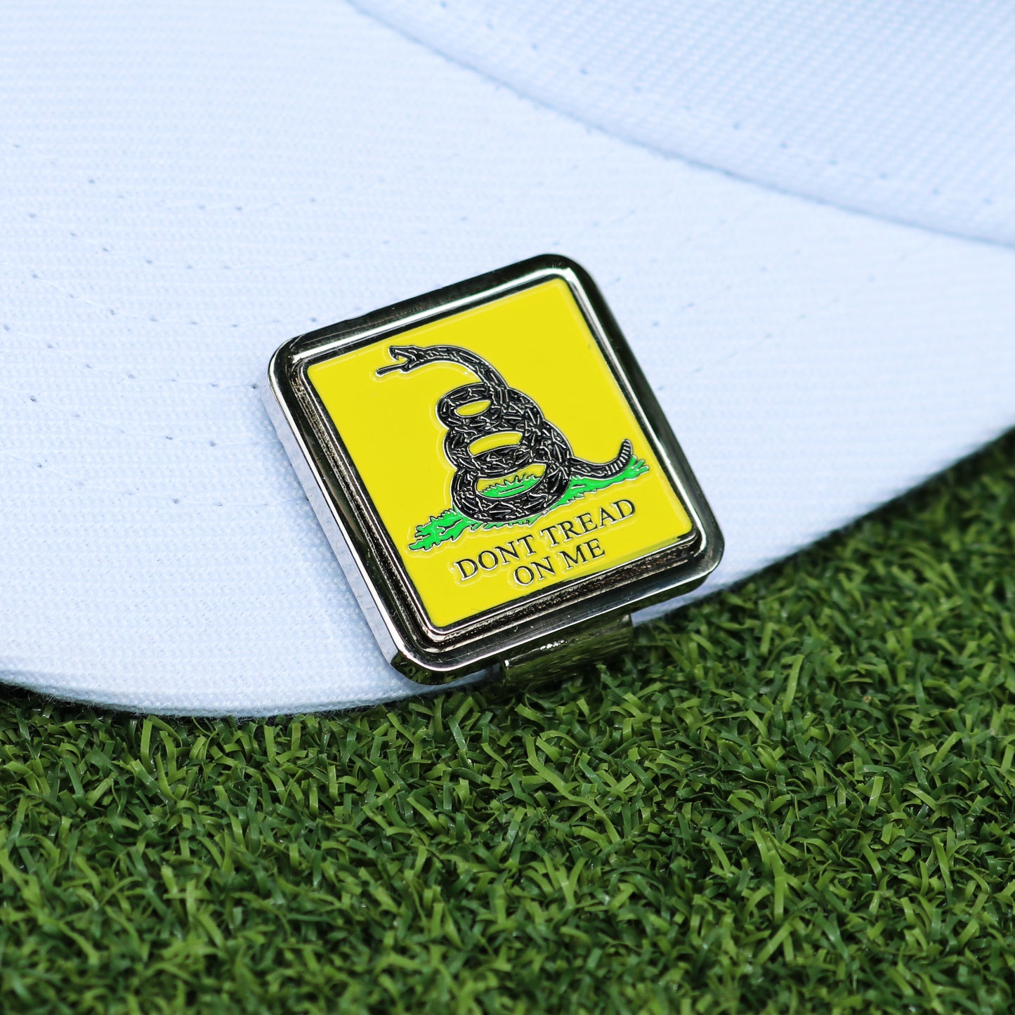 Ball Marker "Don't Tread On Me" Gadsden Flag Hat Clip Bottle Opener