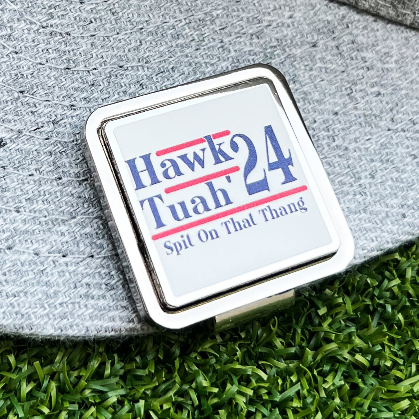 Hawk Tuah 2024 - Golf Ball Marker & Hat Clip Bottle Opener