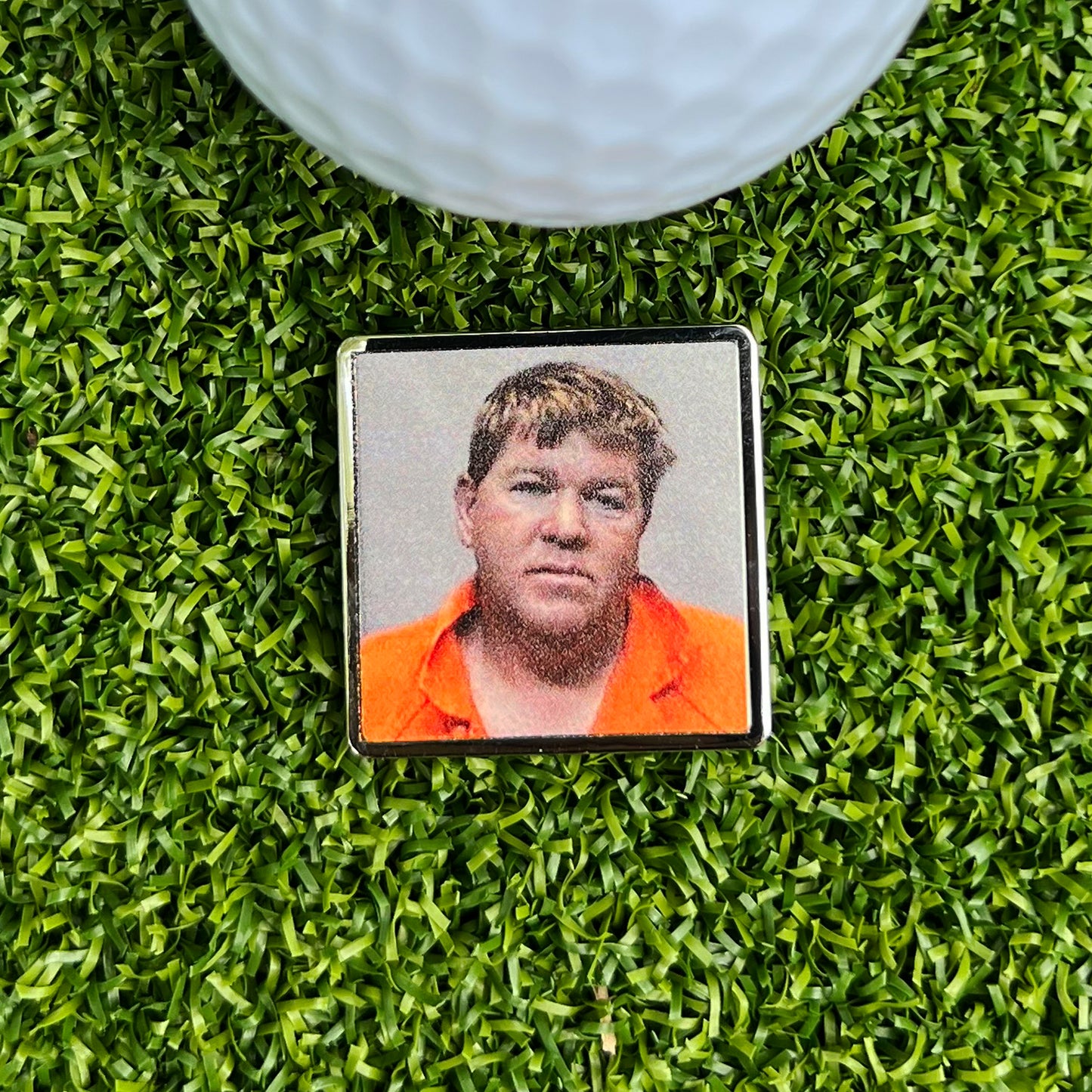 John Mug Shot - Golf Ball Marker Only