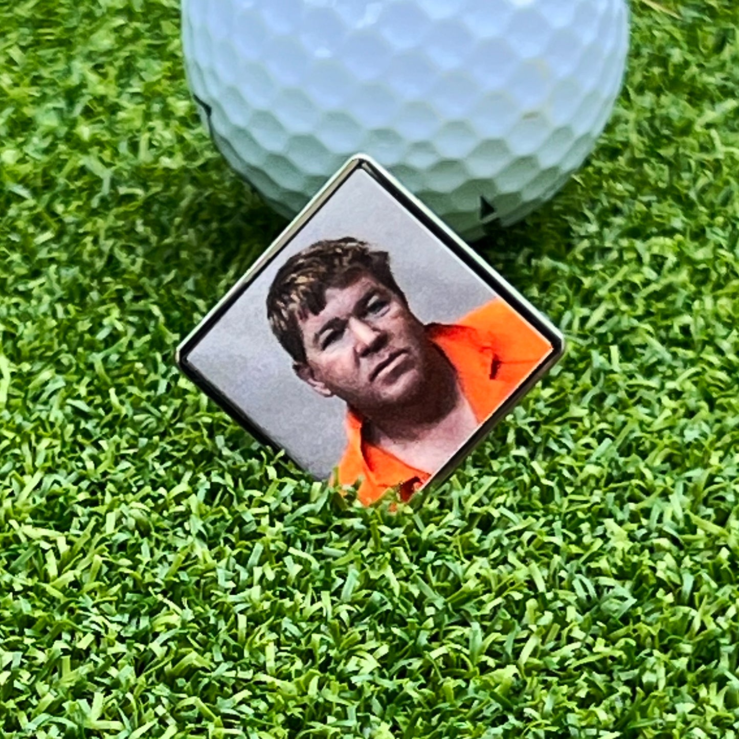 John Mug Shot - Golf Ball Marker Only