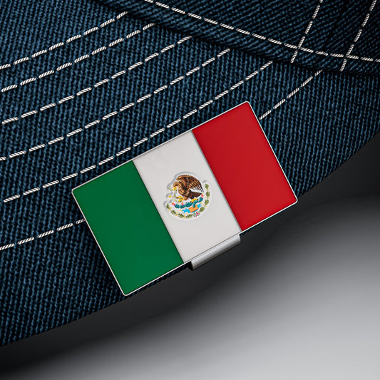 Mexico Flag Hat Clip Bottle Opener - Viva México Opener